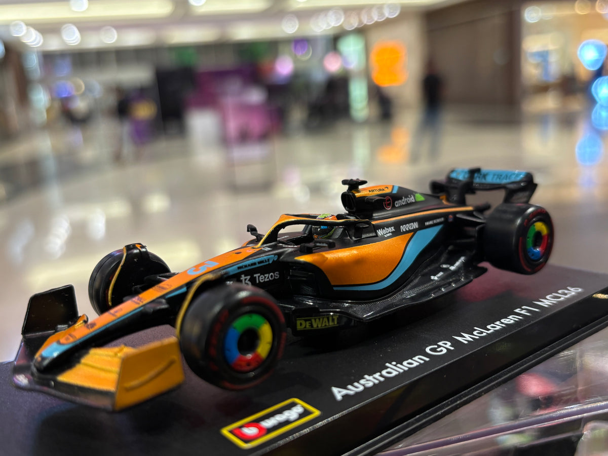 Bburago Lando Norris' McLaren F1 Official Scale Model (Imported)