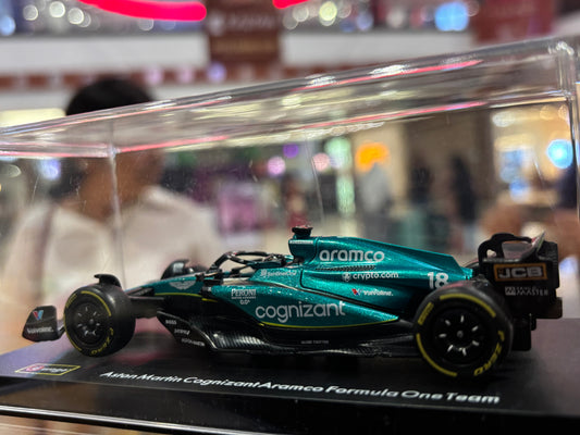 Aston Martin Cognizant Aramco F1 Official Miniature Car by Bburago
