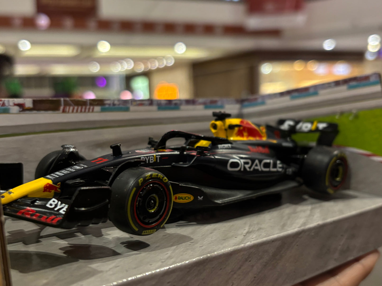 Max Verstappen's Redbull F1 Miniature Car by Bburago