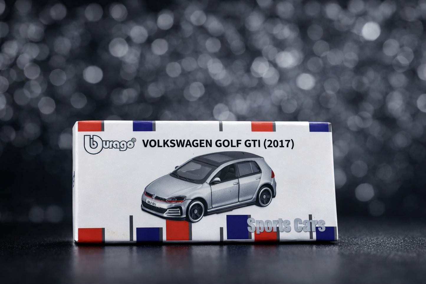 Volkswagen Golf GTI 2017 Official 1:64 Scale Model Car by Bburago (Grey)
