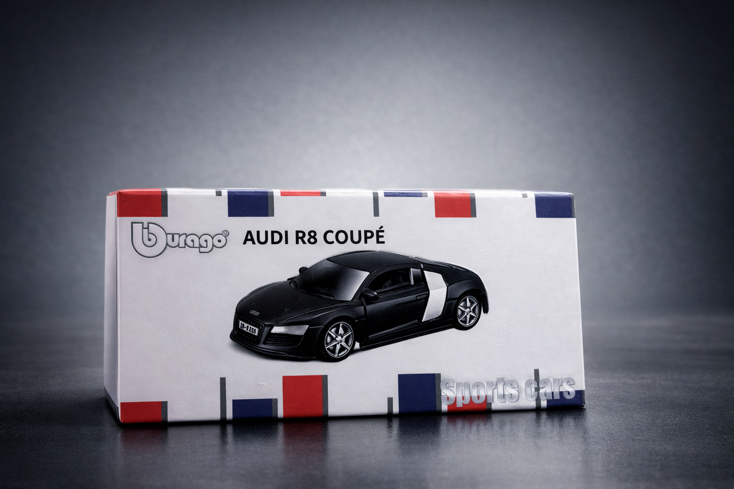 Audi R8 Coupe Official 1:64 Scale Model Car by Bburago