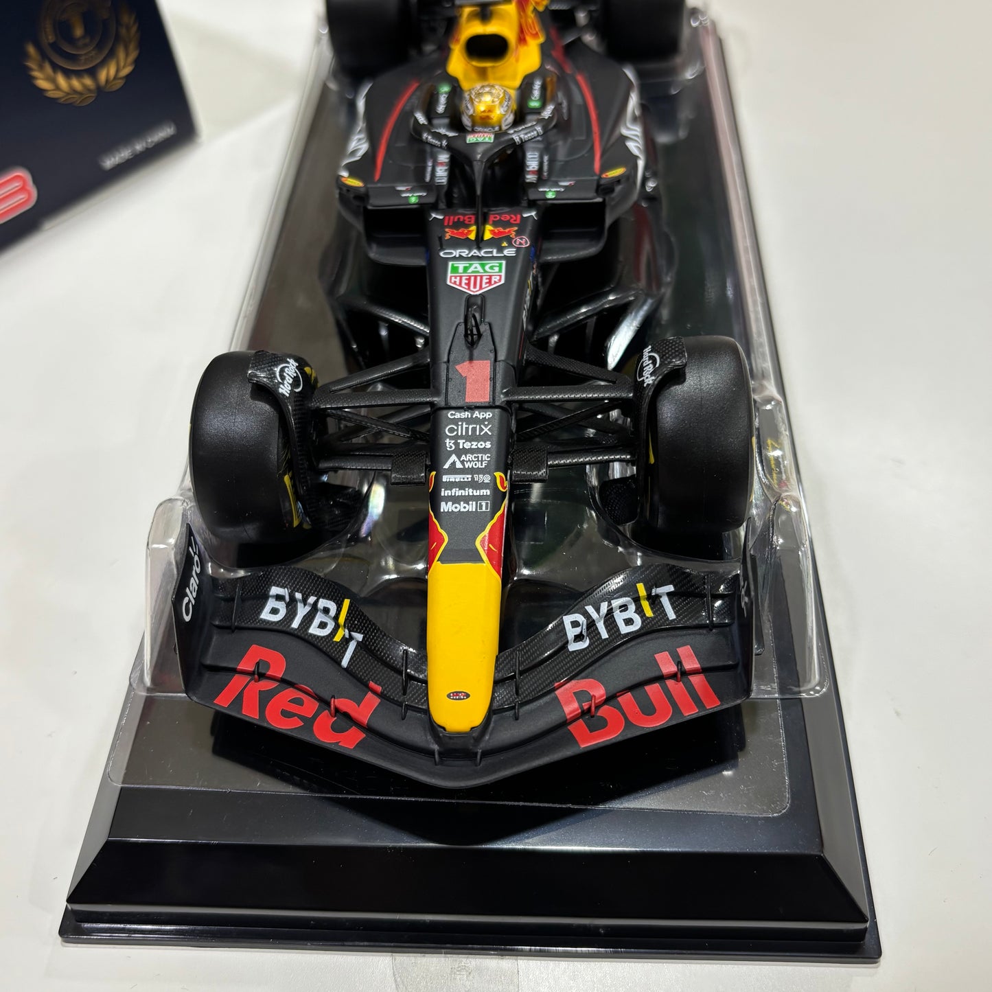 F1 Redbull Racing Official 1/24 Scale with acrylic case