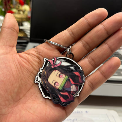Demon Slayer Nezuko Kamado Spinning Keychain