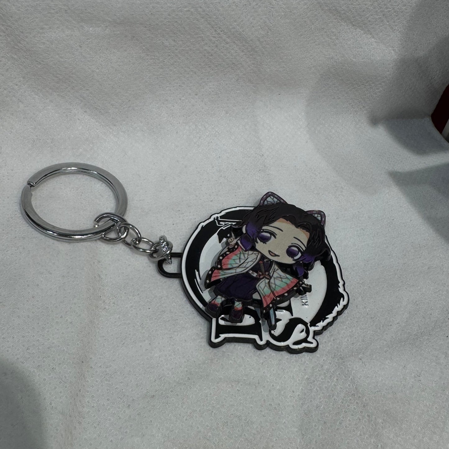 Demon Slayer Chibi Shinobu Kocho Spinning Keychain