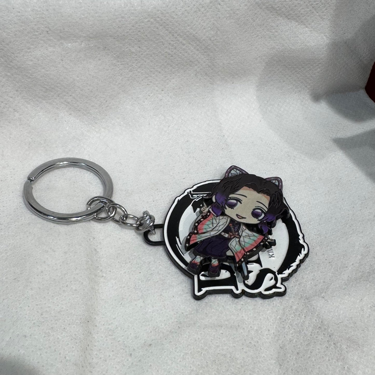 Demon Slayer Chibi Shinobu Kocho Spinning Keychain