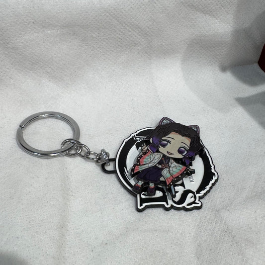 Demon Slayer Chibi Shinobu Kocho Spinning Keychain