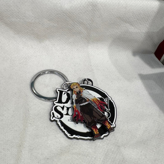 Demon Slayer Kyojuro Rengoku Spinning Keychain