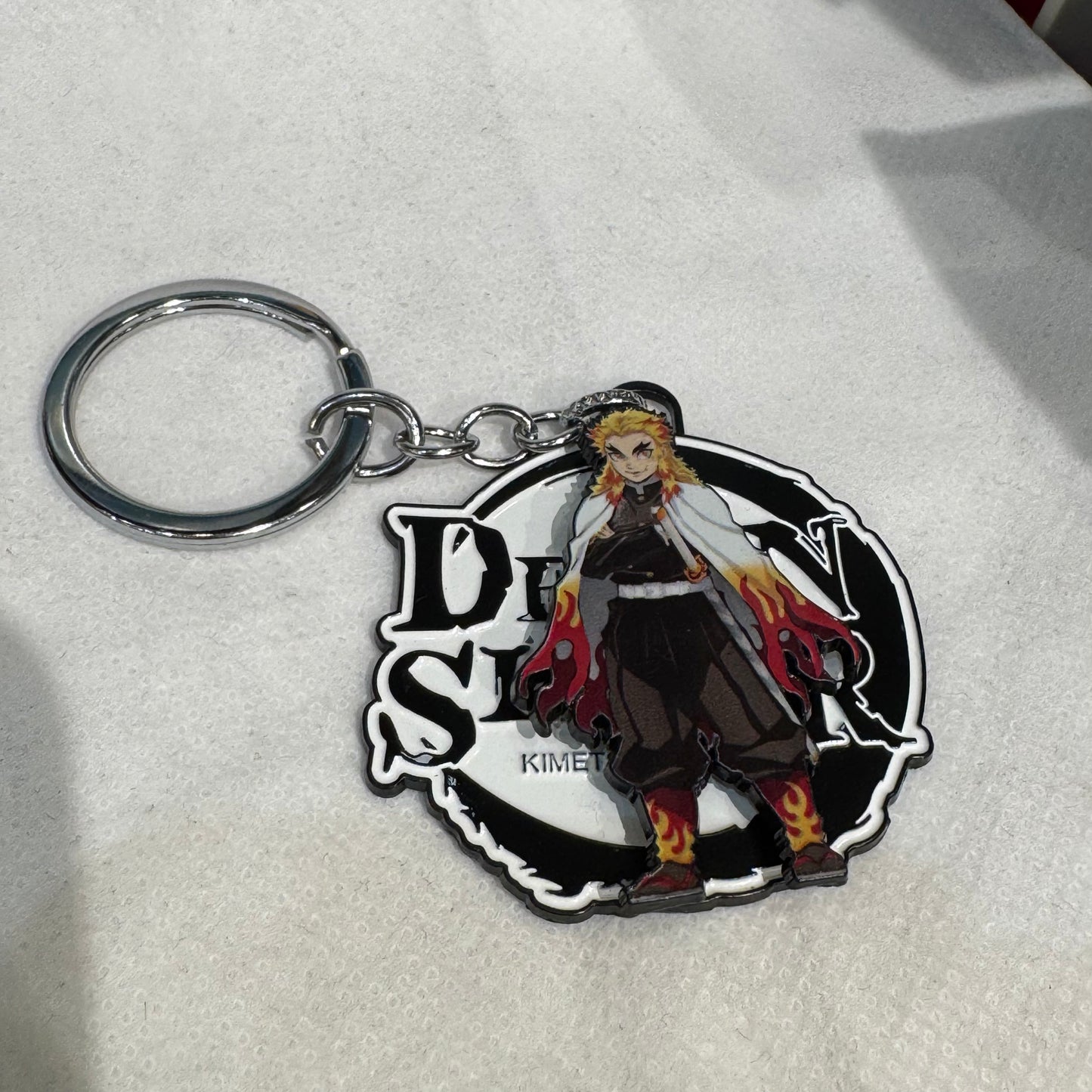 Demon Slayer Kyojuro Rengoku Spinning Keychain