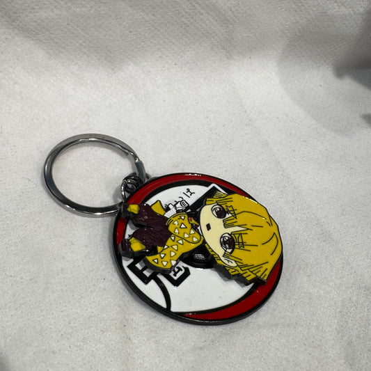 Demon Slayer Chibi Zenitsu Agatsuma Spinning Keychain