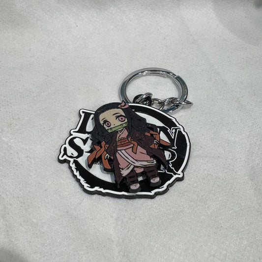 Demon Slayer Chibi Nezuko Kamado Keychain