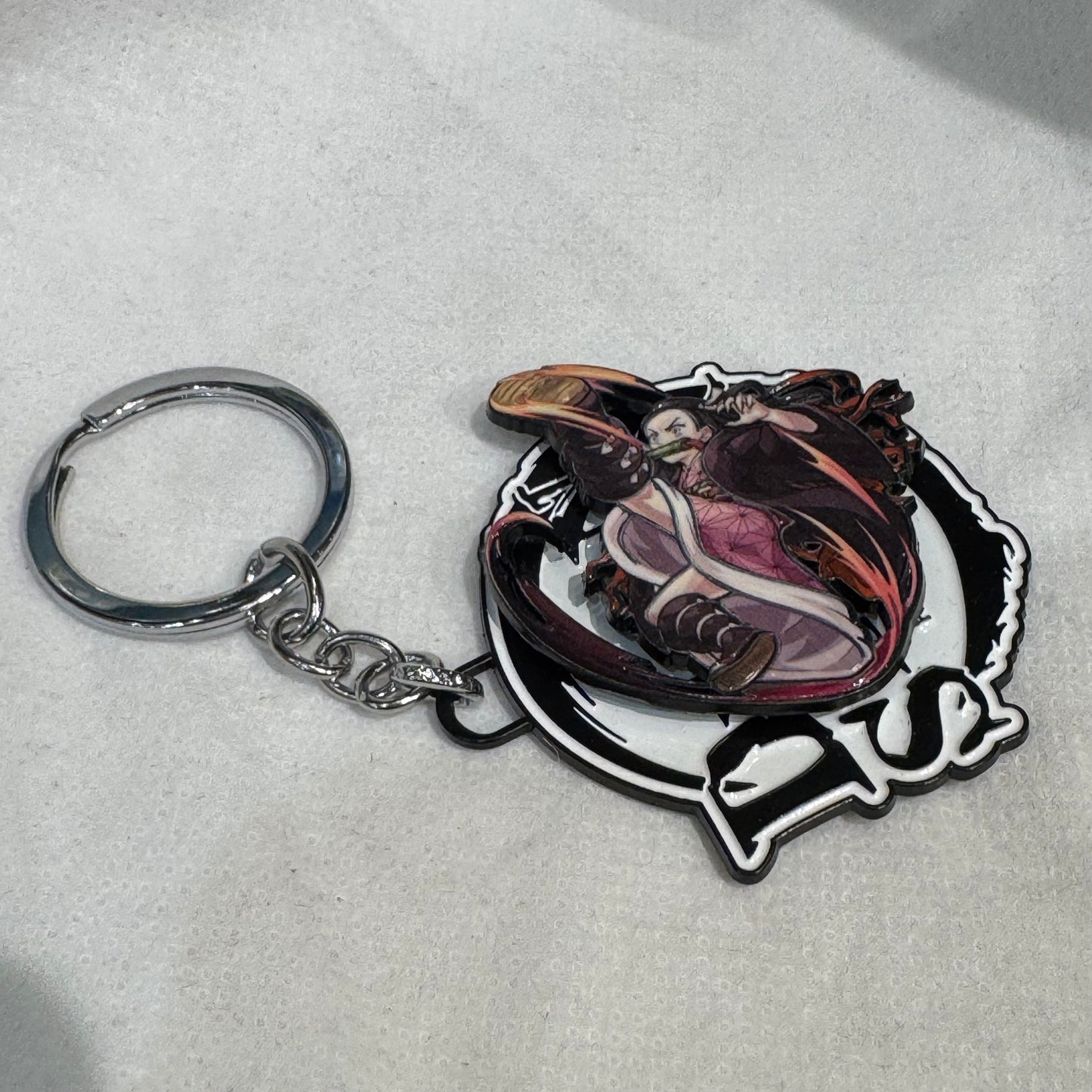 Demon Slayer Nezuko Kicking Keychain