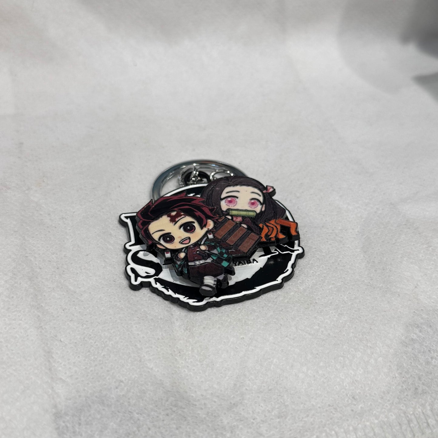 Demon Slayer Chibi Tanjiro & Nezuko Spinning Keychain
