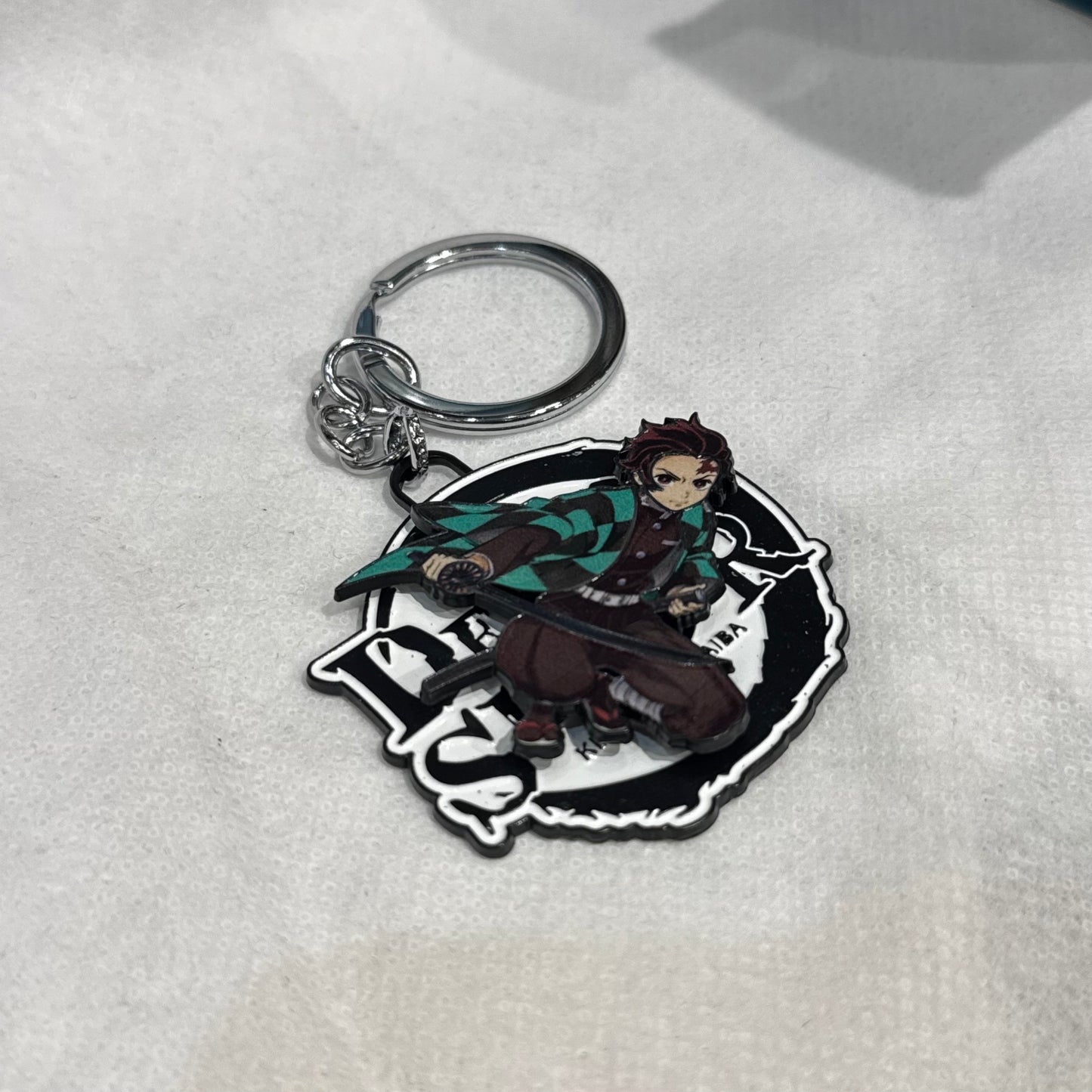 Demon Slayer Tanjiro Kamado Spinning Keychain