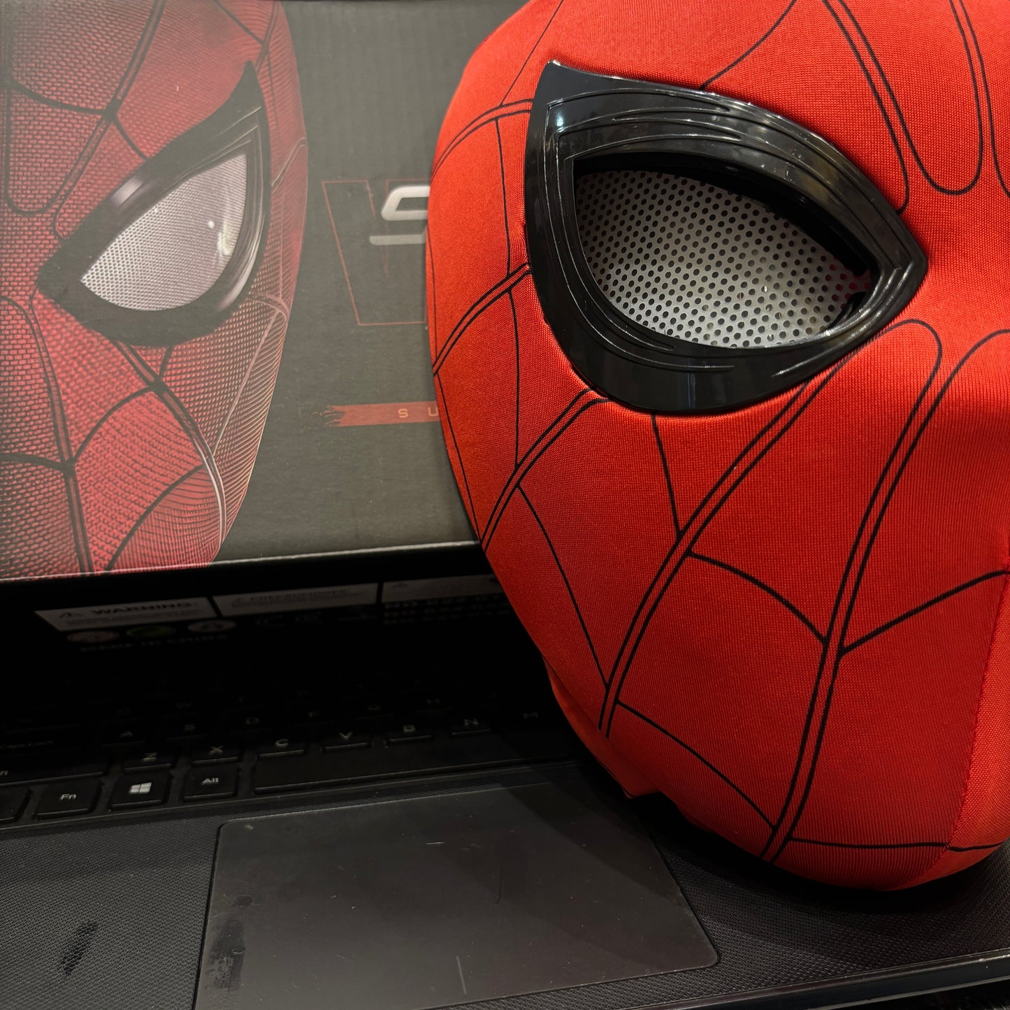 Spider-Man Mask with Moving Eye Lenses