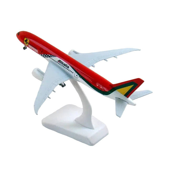 Alitalia Ferrari Boeing 777 1:200 Scale Diecast Airplane Model (20cm)