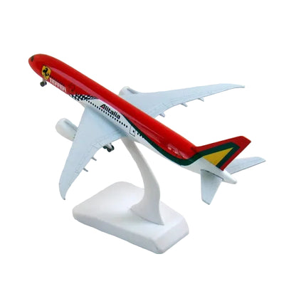 Alitalia Ferrari Boeing 777 1:200 Scale Diecast Airplane Model (20cm)