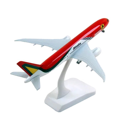 Alitalia Ferrari Boeing 777 1:200 Scale Diecast Airplane Model (20cm)