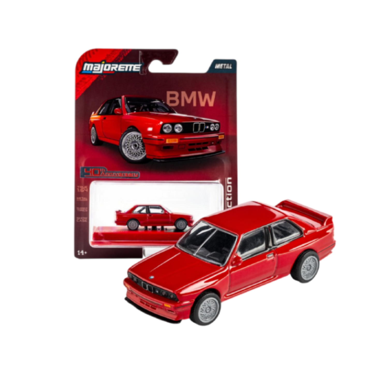 Majorette Collection Bundle: Set of 6 Classic & Supercar Diecast Models (Porsche, Ford, Toyota, BMW, Corvette, Bugatti)
