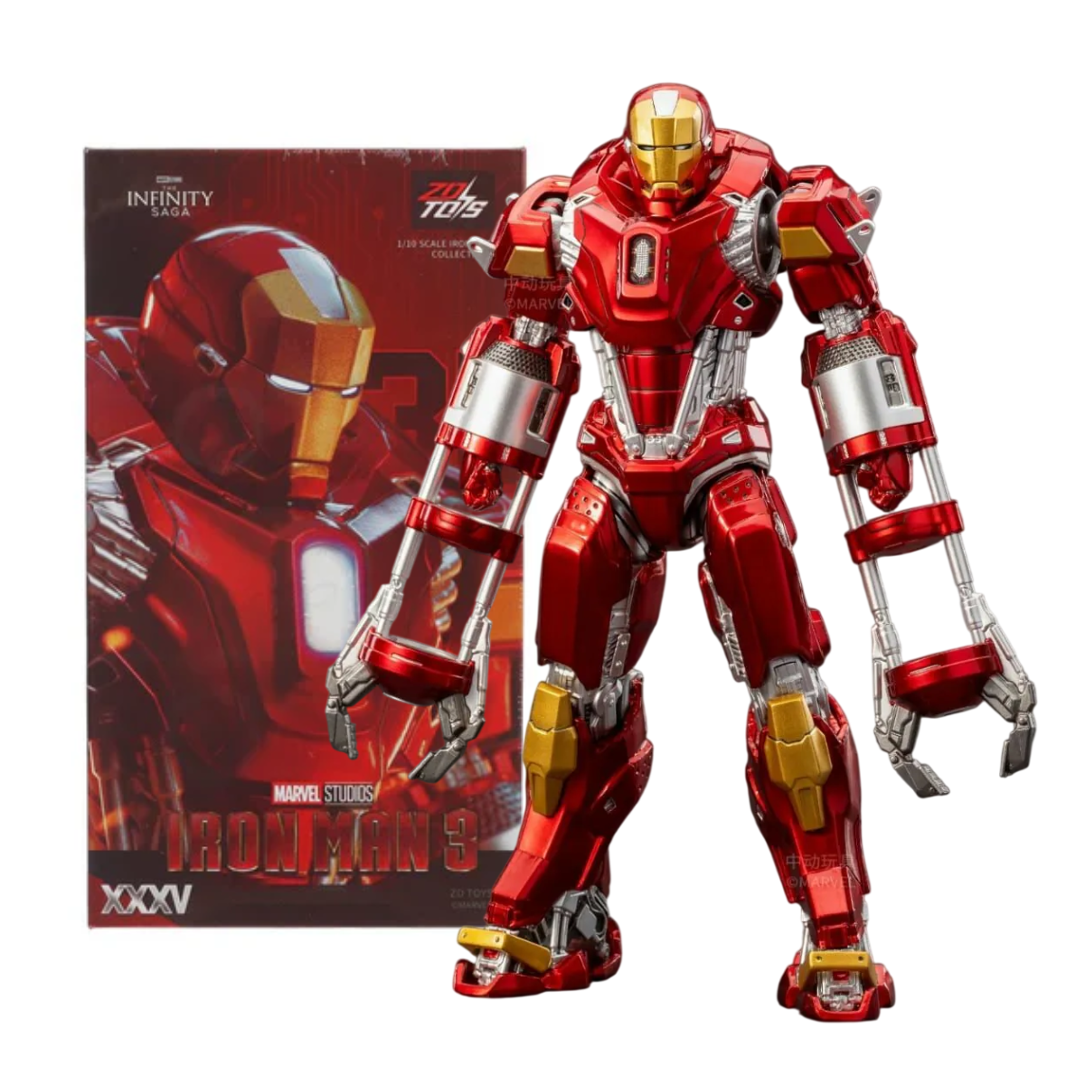 ZD Toys Iron Man Mark 35 "Red Snapper" 1/10 Scale Action Figure