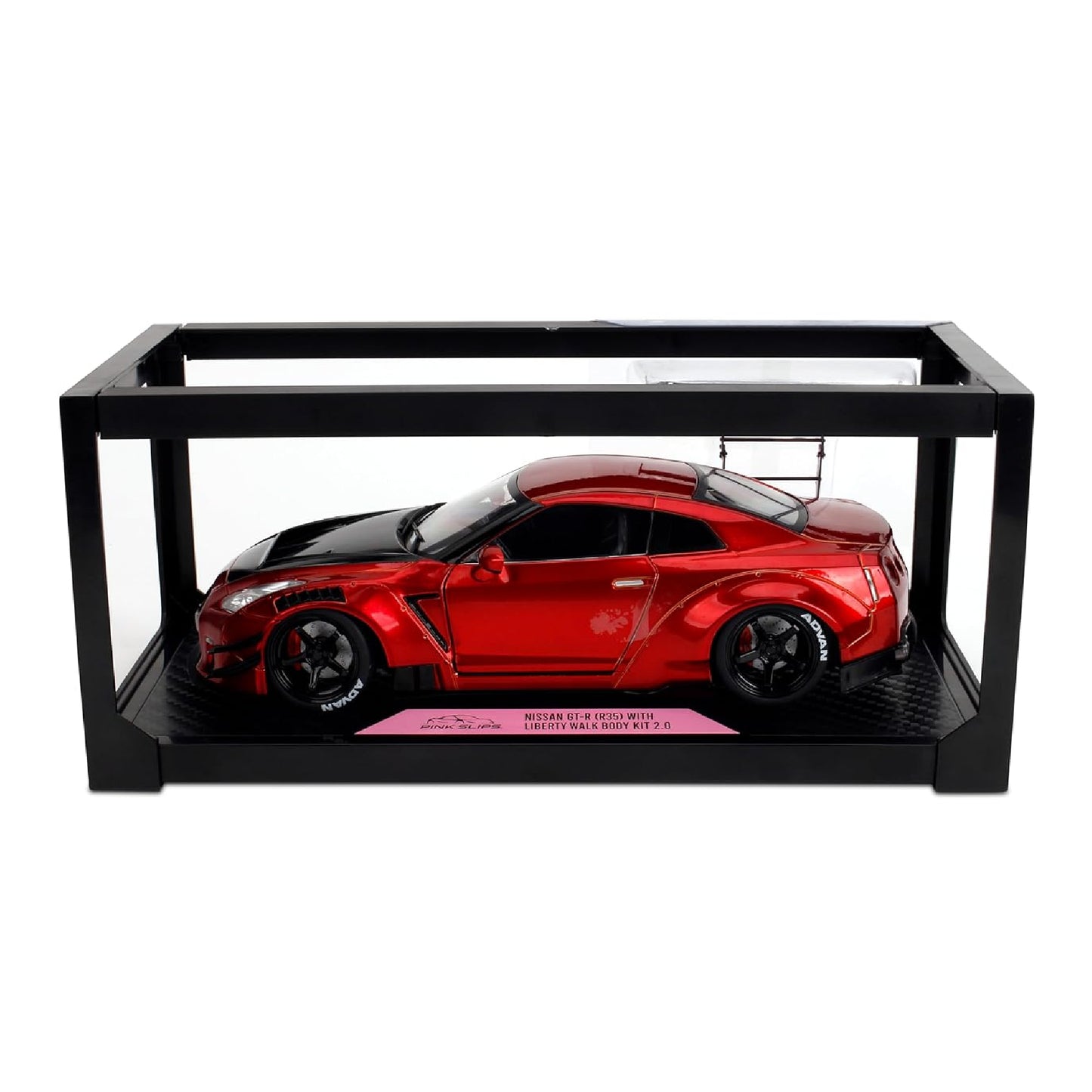 Jada Pink Slips 1:18 Nissan GT-R R35 Liberty Walk Body Kit 1.5 Diecast Model