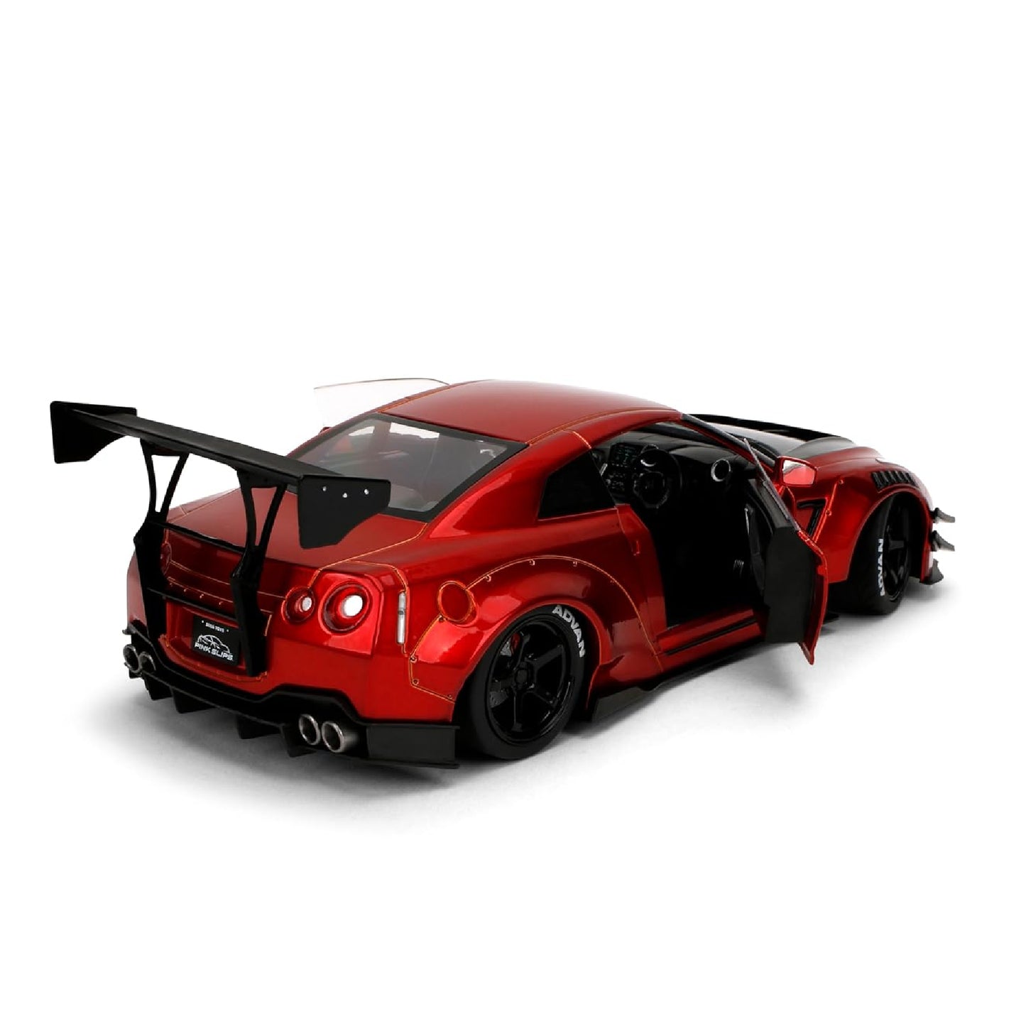 Jada Pink Slips 1:18 Nissan GT-R R35 Liberty Walk Body Kit 1.5 Diecast Model