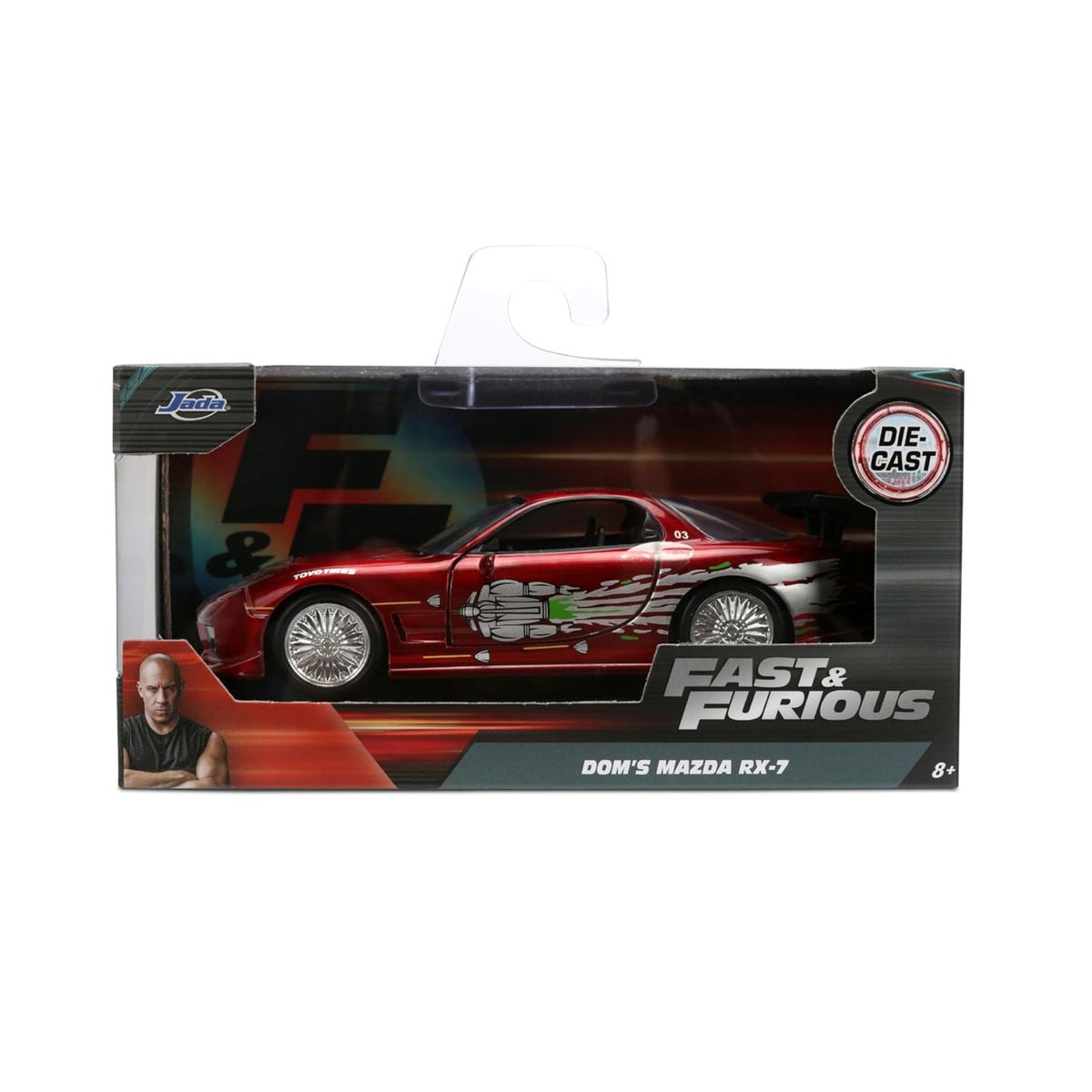 Jada Fast & Furious Dom's Mazda RX7 1:43 Scale Diecast Model