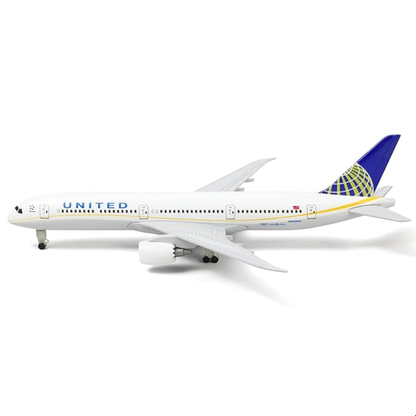 United Airlines Boeing 777 300ER 1:200 Scale Diecast Airplane Model (20cm)