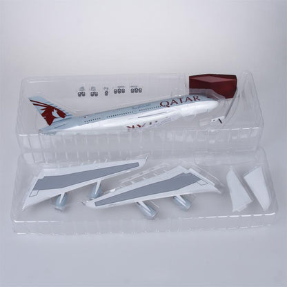 Qatar Airways Airbus A380 1:160 Scale Diecast Airplane Model (47cm)