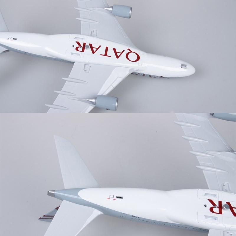Qatar Airways Airbus A380 1:160 Scale Diecast Airplane Model (47cm)