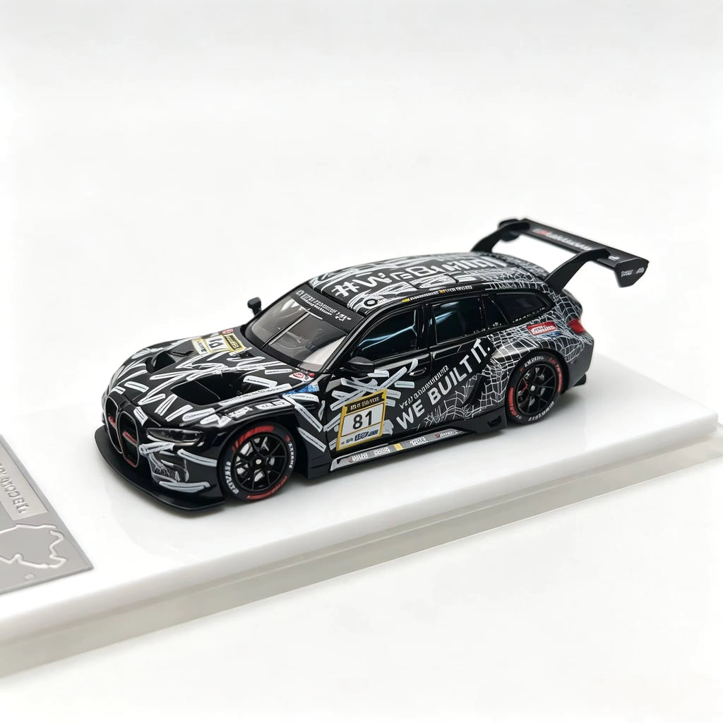 JICAR BMW M3 Touring G81 Nurburgring 24h #81 1:64 Diecast Model Car