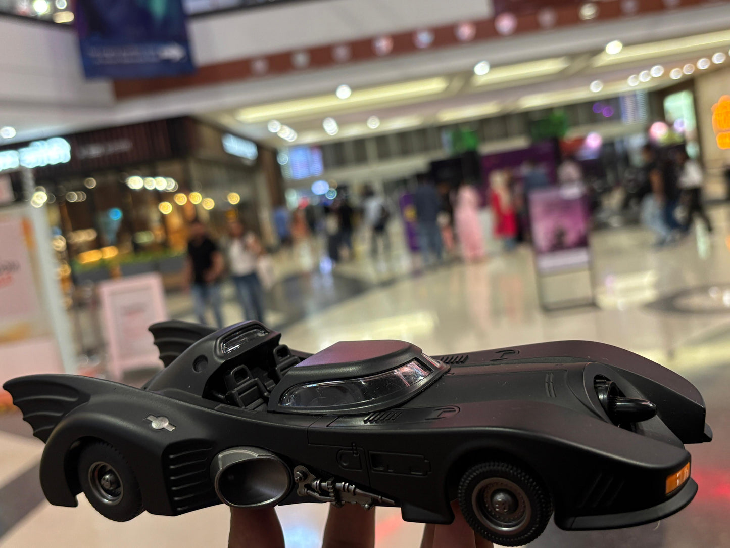 Exclusive Matte Finish Diecast Batmobile Miniature Car
