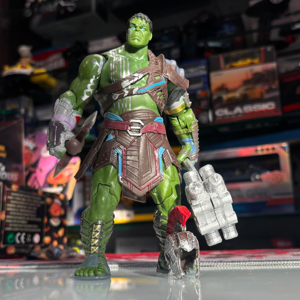 Gladiator Hulk Action Figure with Battle Axe & War Hammer