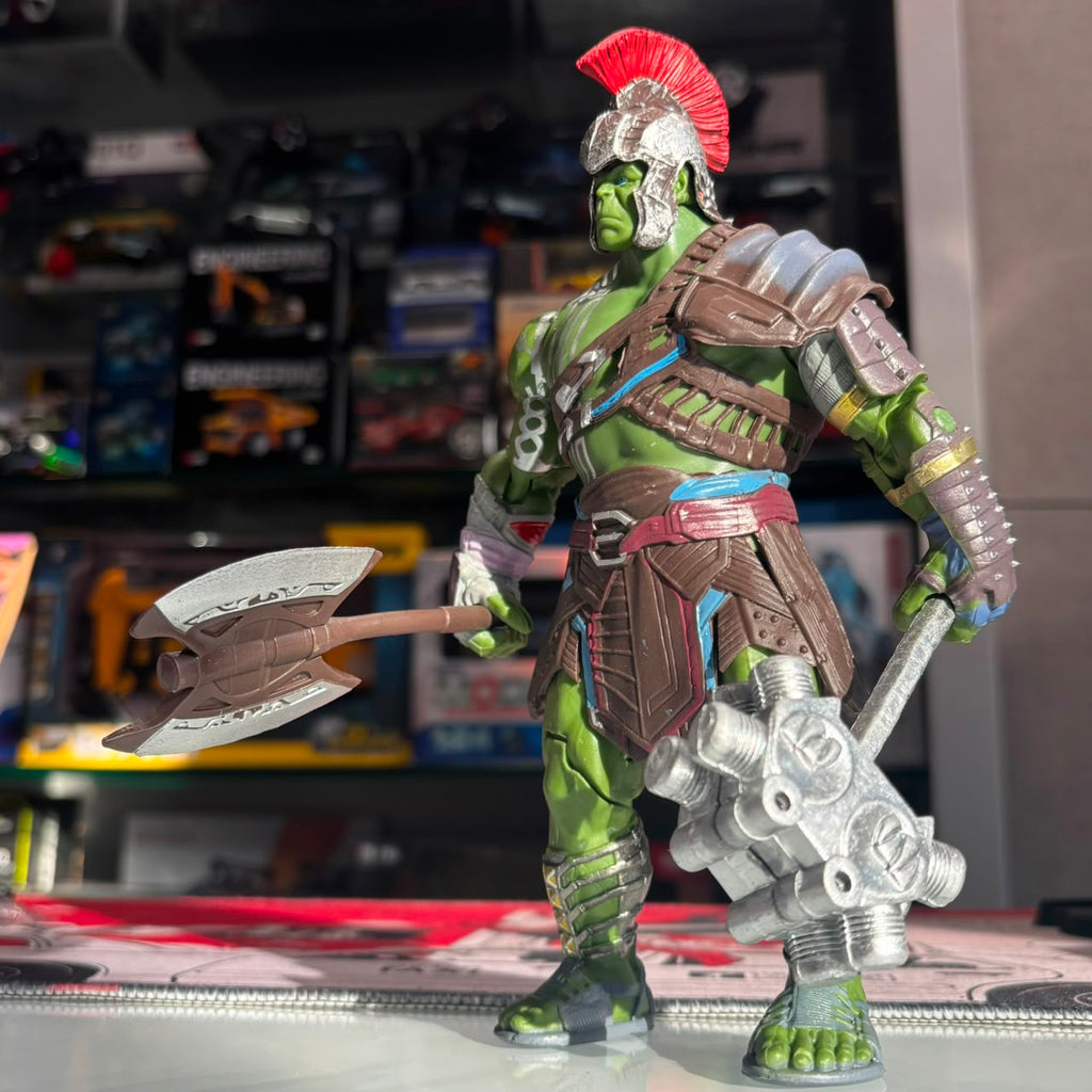 Gladiator Hulk Action Figure with Battle Axe & War Hammer