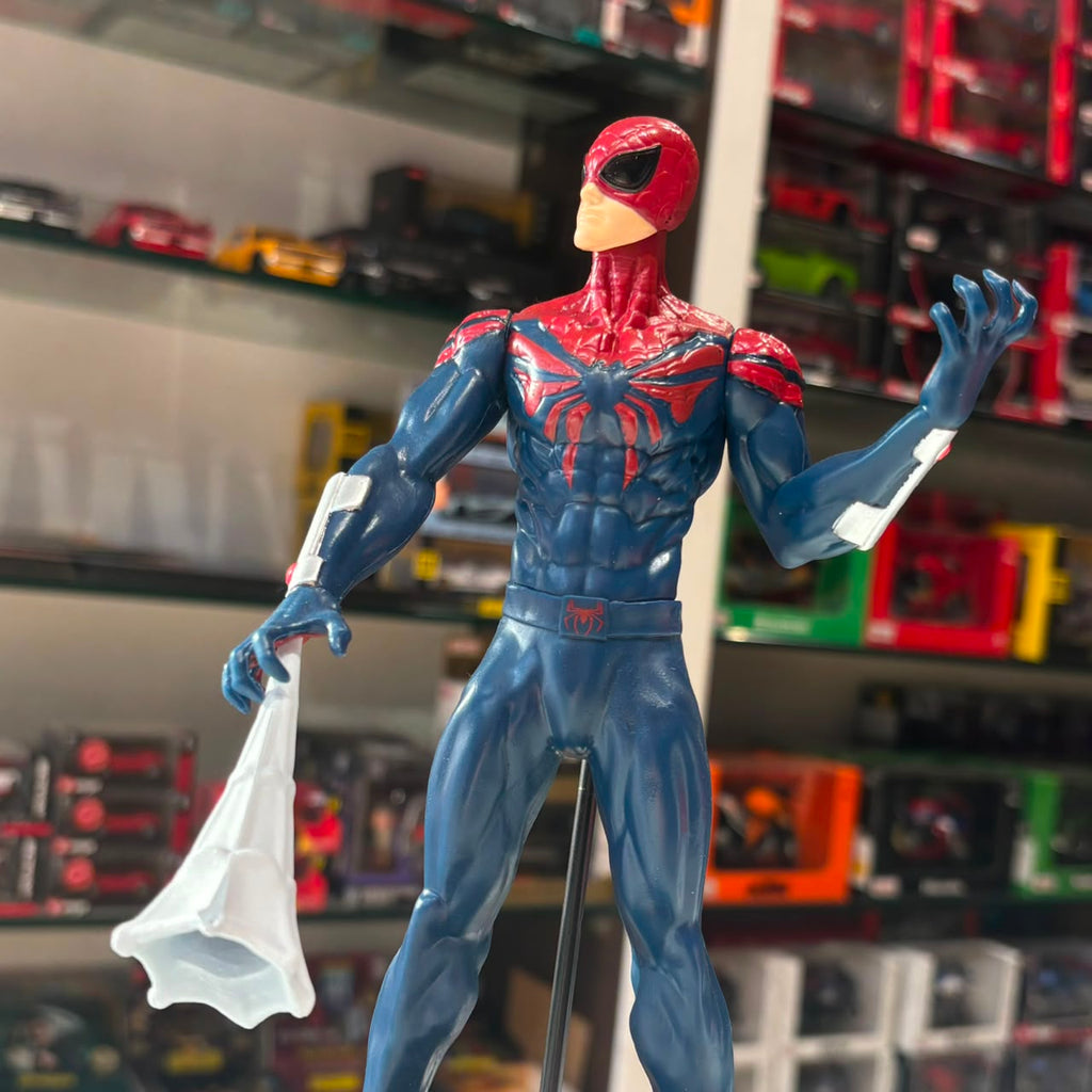 Spider-Man 2099 Miguel O'Hara Collectible Figure with Web Blast Effect