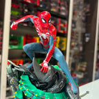 Marvel's Spider-Man PS4 Advanced Suit Figure with Battle Diorama Base