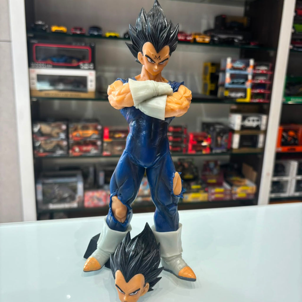 Dragon Ball Z Majin Vegeta Collectible Figure Set with Interchangeable Head
