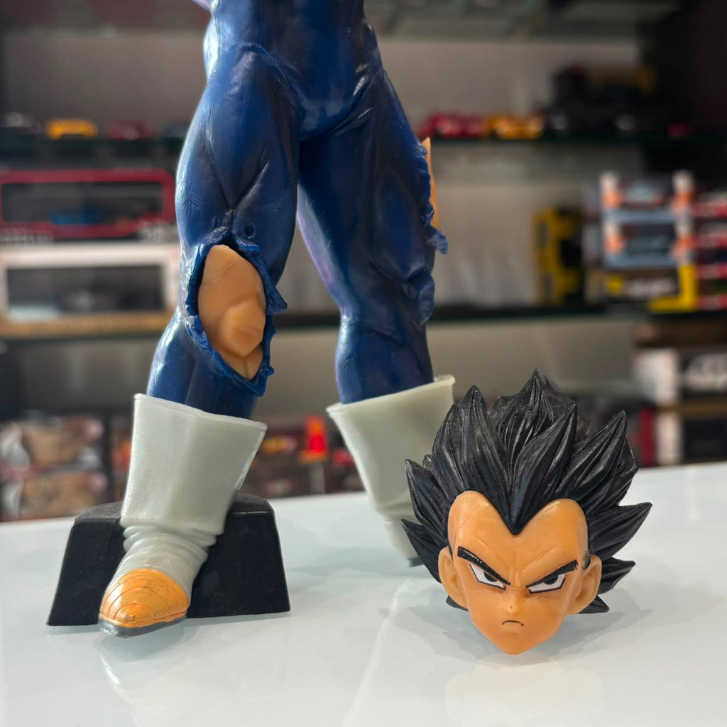 Dragon Ball Z Majin Vegeta Collectible Figure Set with Interchangeable Head