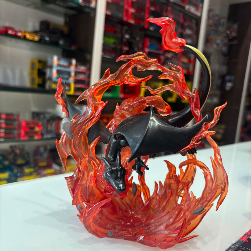 Pokémon Charizard Flame Vortex Statue Collectible Figure with Fire Effects