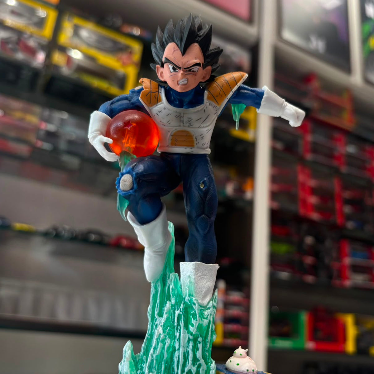 Dragon Ball Z Vegeta Namek Saga Diorama Figure with Dragon Ball & Splash Base