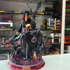 Naruto Shippuden Uchiha Itachi Crow Genjutsu Statue with Alternate Head
