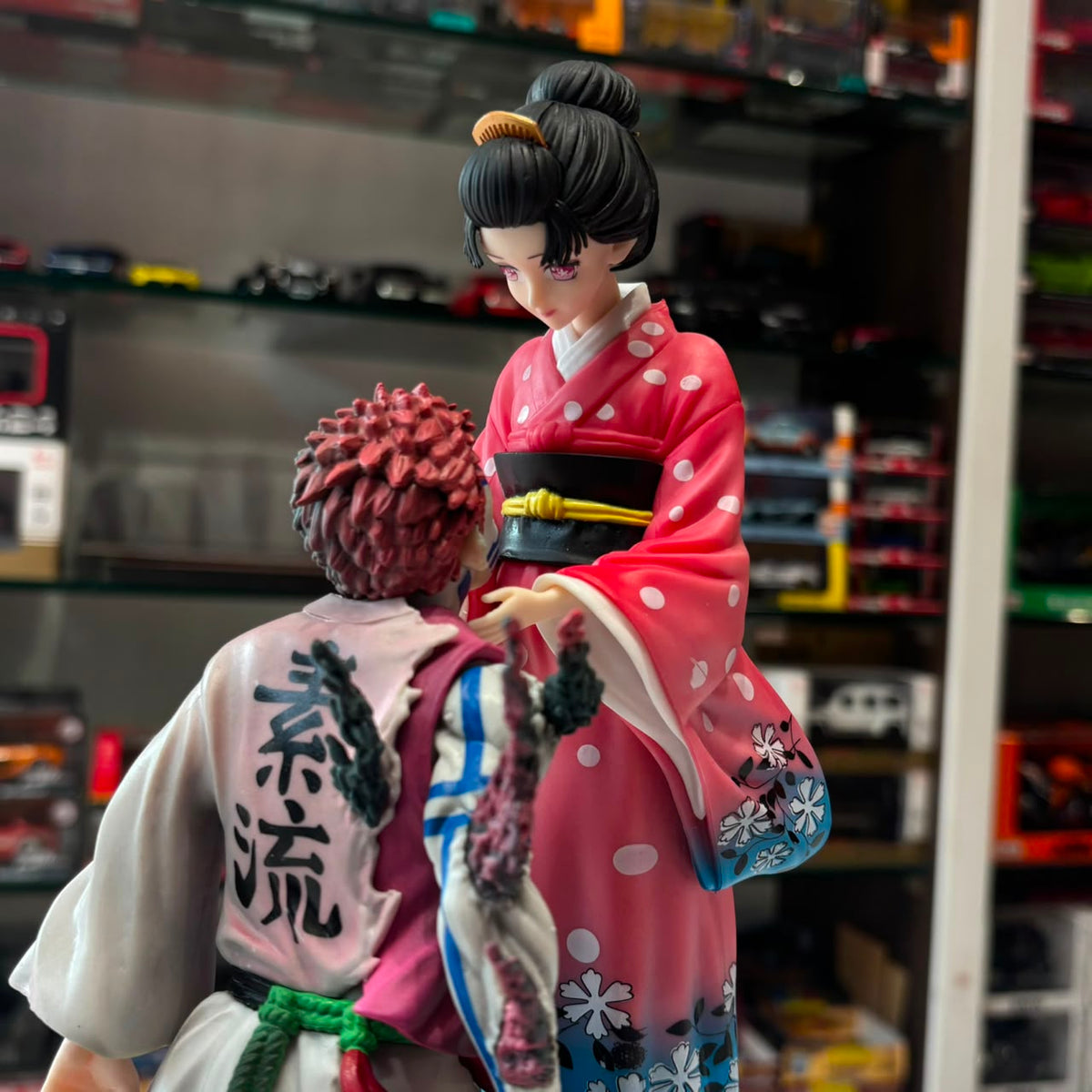 Demon Slayer Akaza and Koyuki Diorama Statue Set - Mugen Train / Upper Moon 3