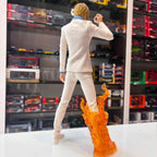 One Piece Sanji White Suit Diable Jambe Flame Effect Collectible Figure