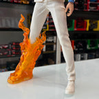 One Piece Sanji White Suit Diable Jambe Flame Effect Collectible Figure