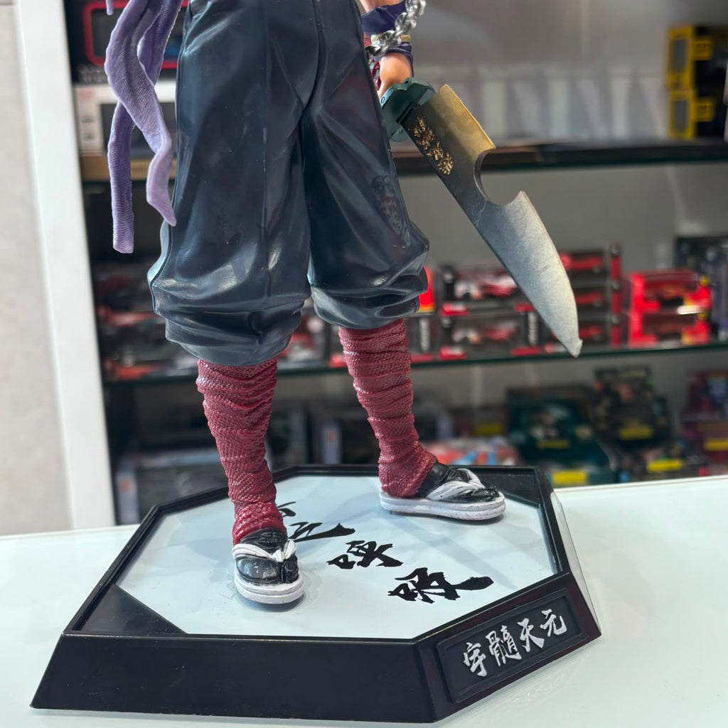 Demon Slayer Tengen Uzui Sound Hashira Figure with Dual Nichirin Blades & Display Base