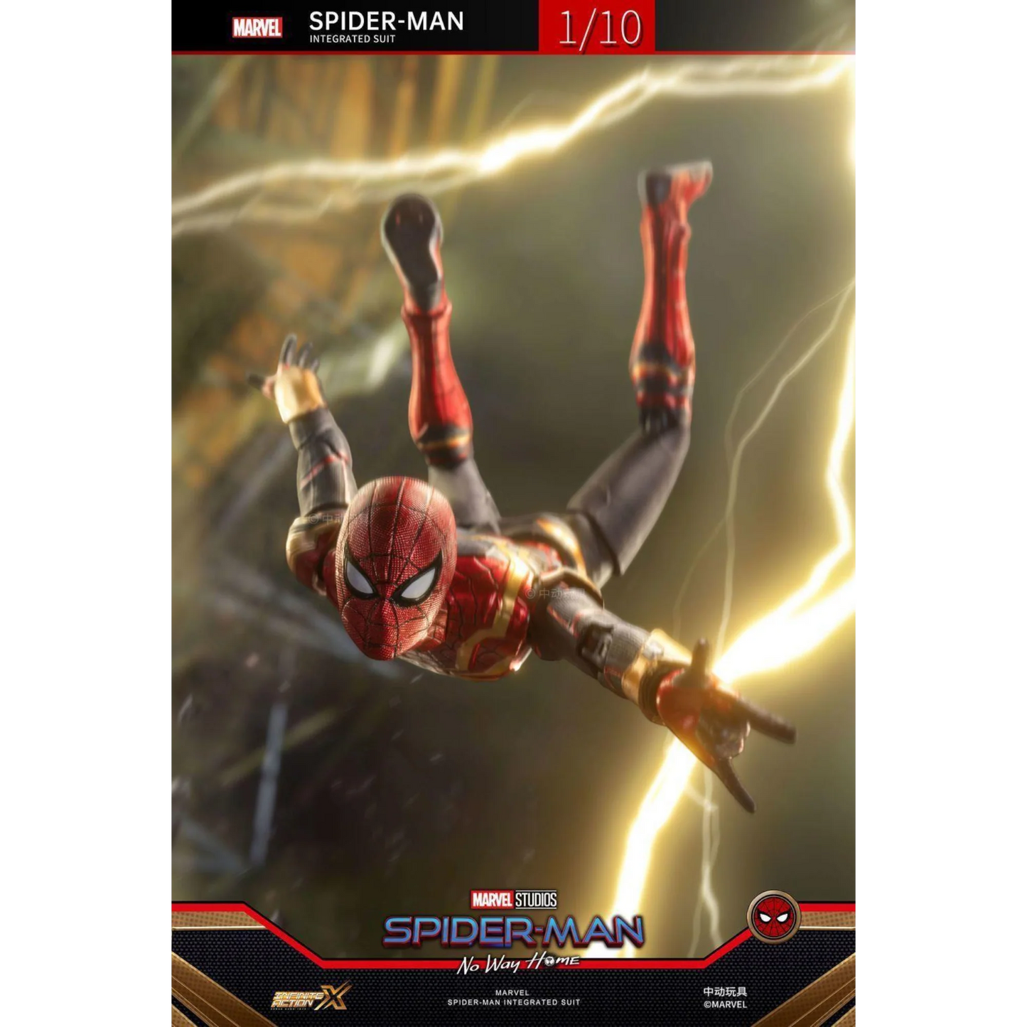 ZD Toys Spider-Man No Way Home Integrated Suit Action Figure