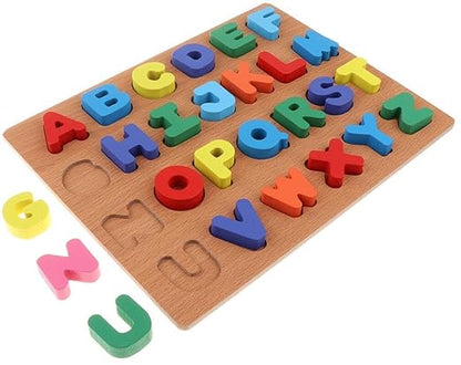 Wooden Capital Alphabet