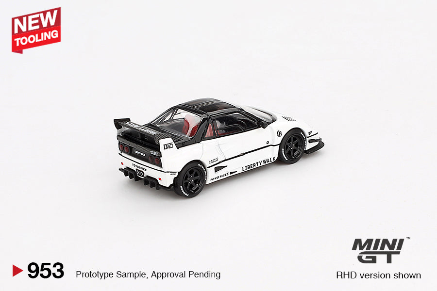 MiniGT 1:64 Mazda AZ-1 Liberty Walk LB40 White 2024 Tokyo Auto Salon Diecast Model