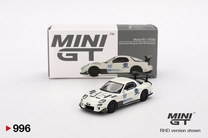 MiniGT 1:64 Mazda RX-7 (FD3S) Itosyoukai Rei-gouki with RE Amemiya Diecast Model