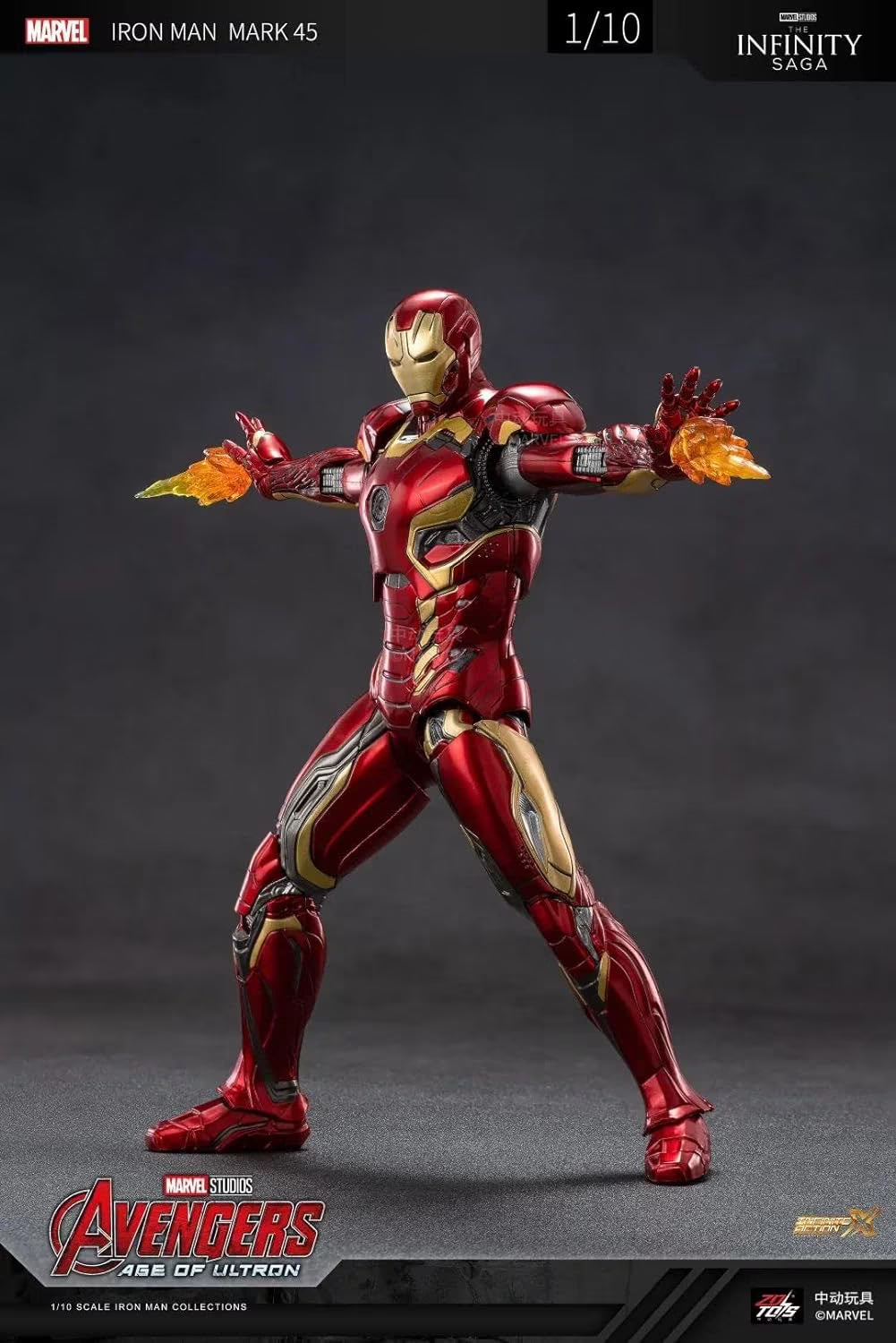 ZD Toys Iron Man Mark 45 Action Figure (Avengers: Age of Ultron)