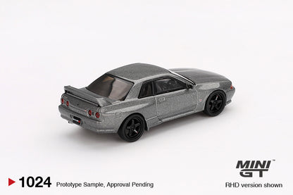 MiniGT 1:64 Nissan Skyline GT-R (NISMO BNR32 CRS Version) Dark Metal Gray Diecast Model